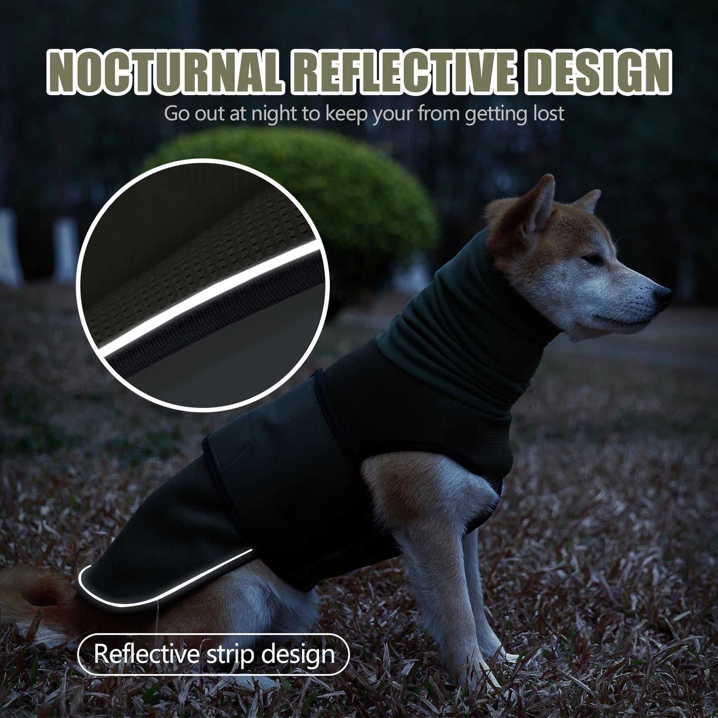 Dog Anxiety Vest and Coat-Keep Pet Calm, Dog Jacket for Thunder, Fireworks, Anti Anxiety Vest for Dogs and Cat Body and Ear image 6